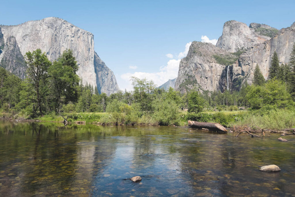 Valley view at El Capitan for things to do in Yosemite