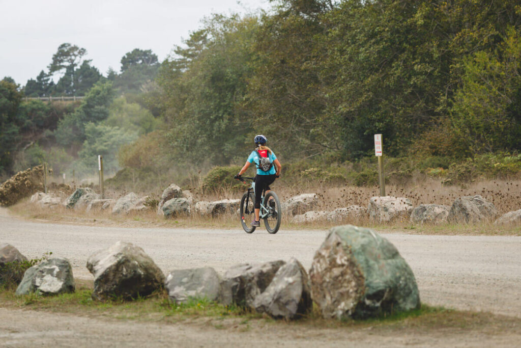 Cycling the Big River Trail for things to do in Mendocino