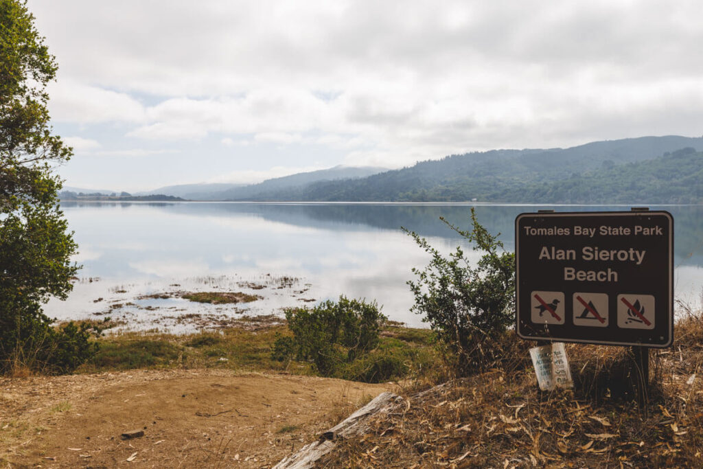 Alan Sieroty Beach at Millerton Point within Tomales Bay State Park.