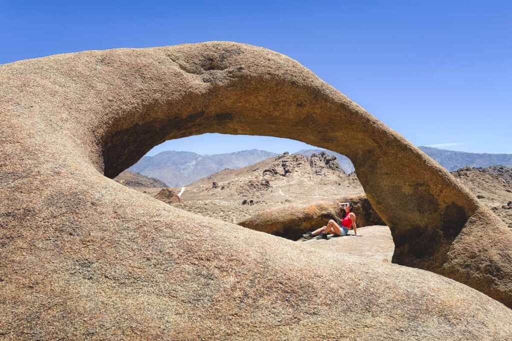 Mobius Arch at Alabama Hills Movie Road