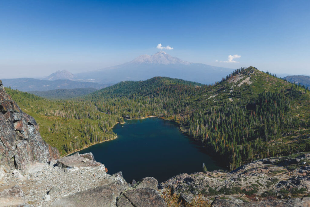 Heart lake view is one of the best Mount Shasta hikes