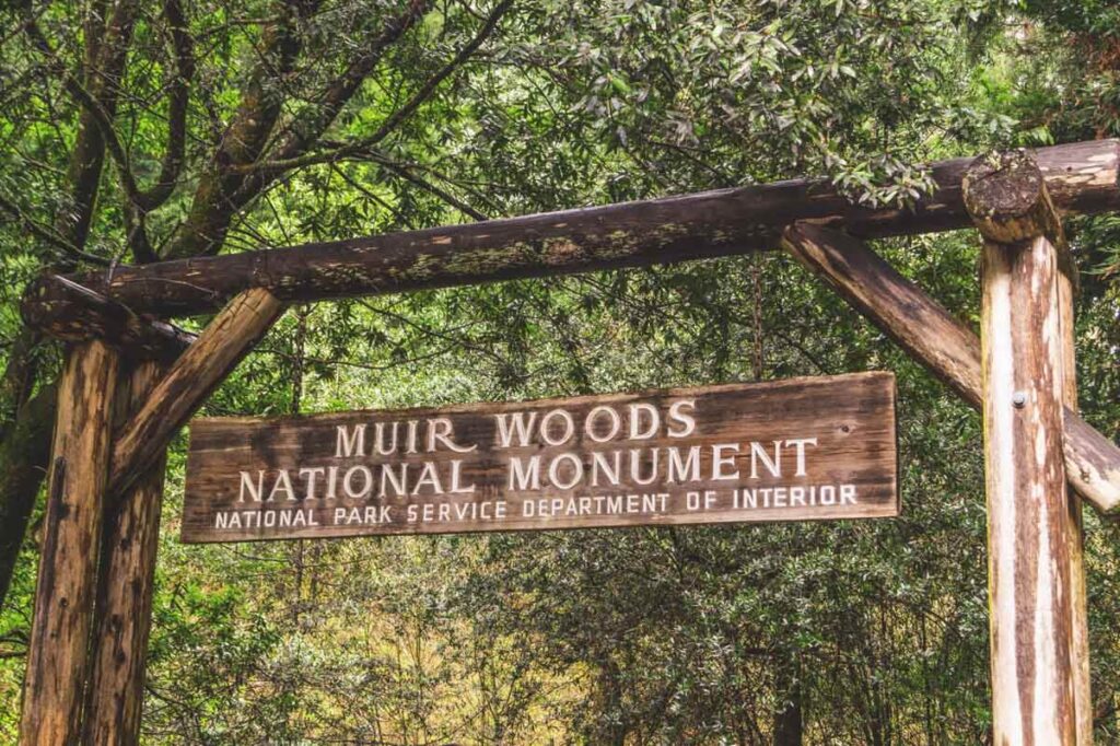 Sign at Muir Woods
